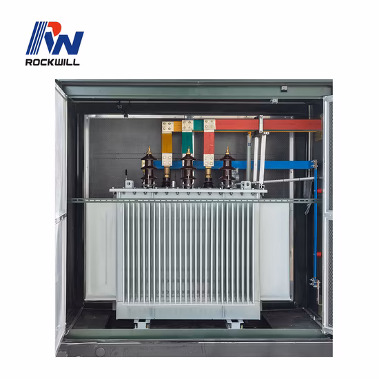 15kVまたは20kV、315kVA、500kVA、630kVAパッドマウント小型電源トランス